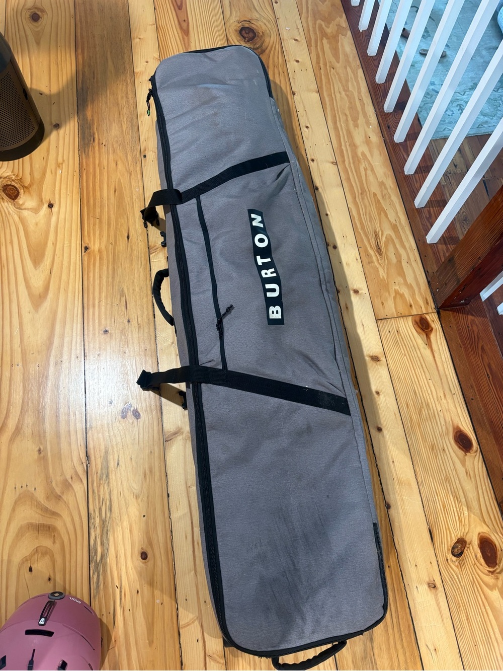 Burton Gray Snowboard Gear Bag with Black Accents